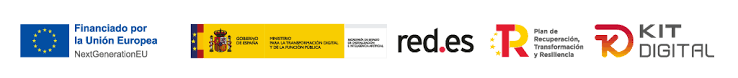 Financiado por la Unión Europea NextGenerationEU · Gobierno de España · red.es · Plan de Recuperación, Transformación y Resiliencia · Kit Digital
